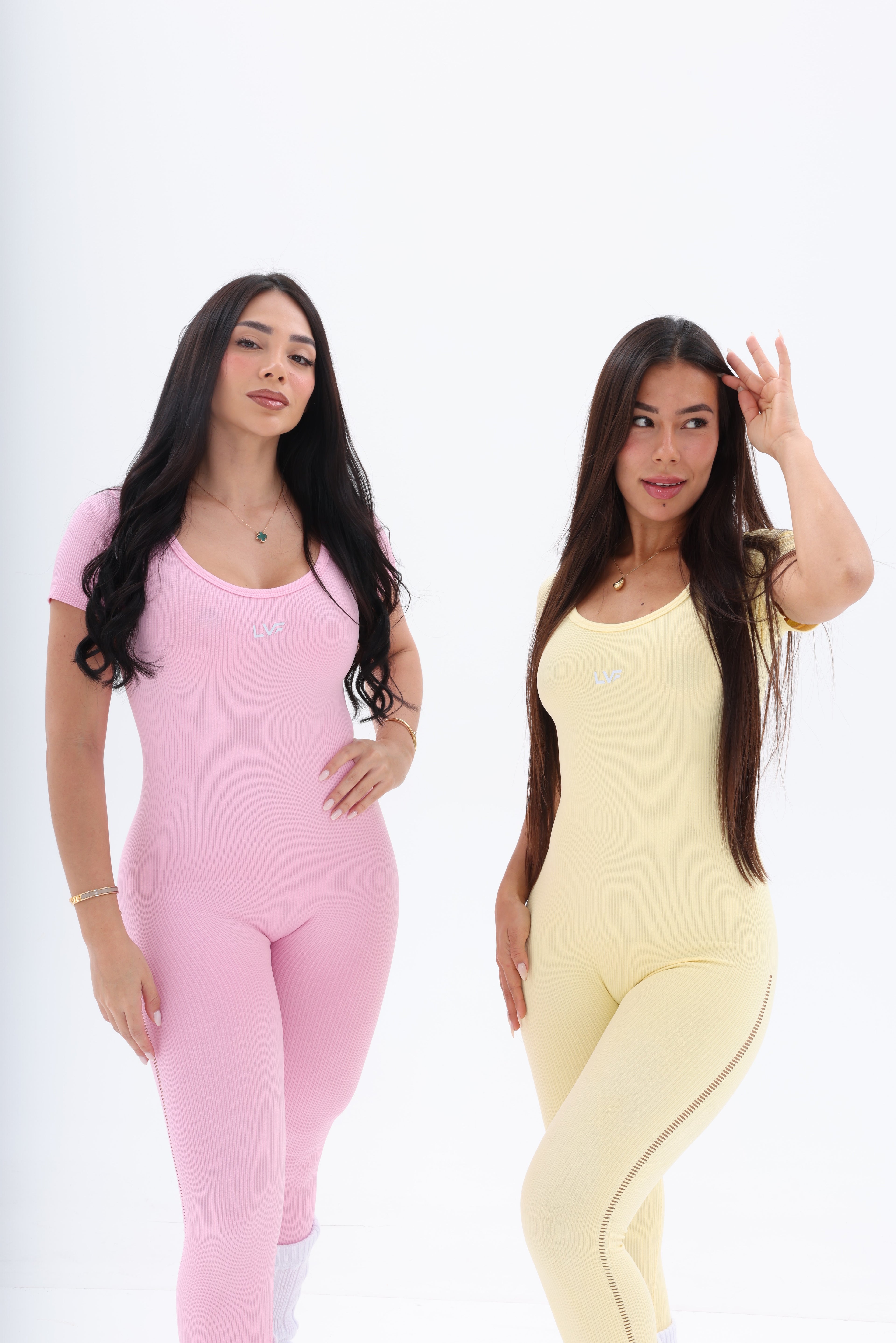 Seamless Open-Back Jumpsuit with Side Cut-Out