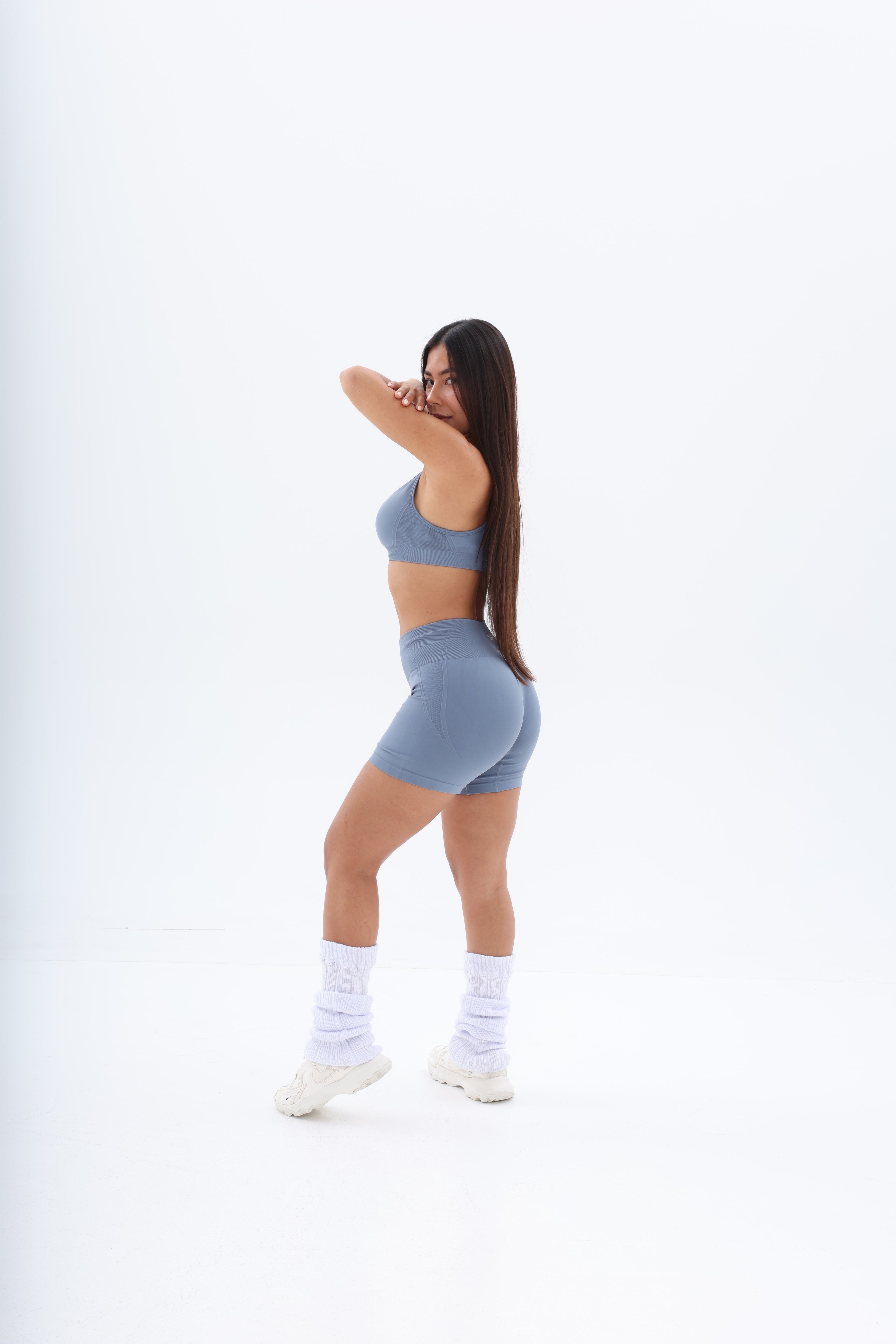 High-Performance Seamless Shorts with Booty Scrunch