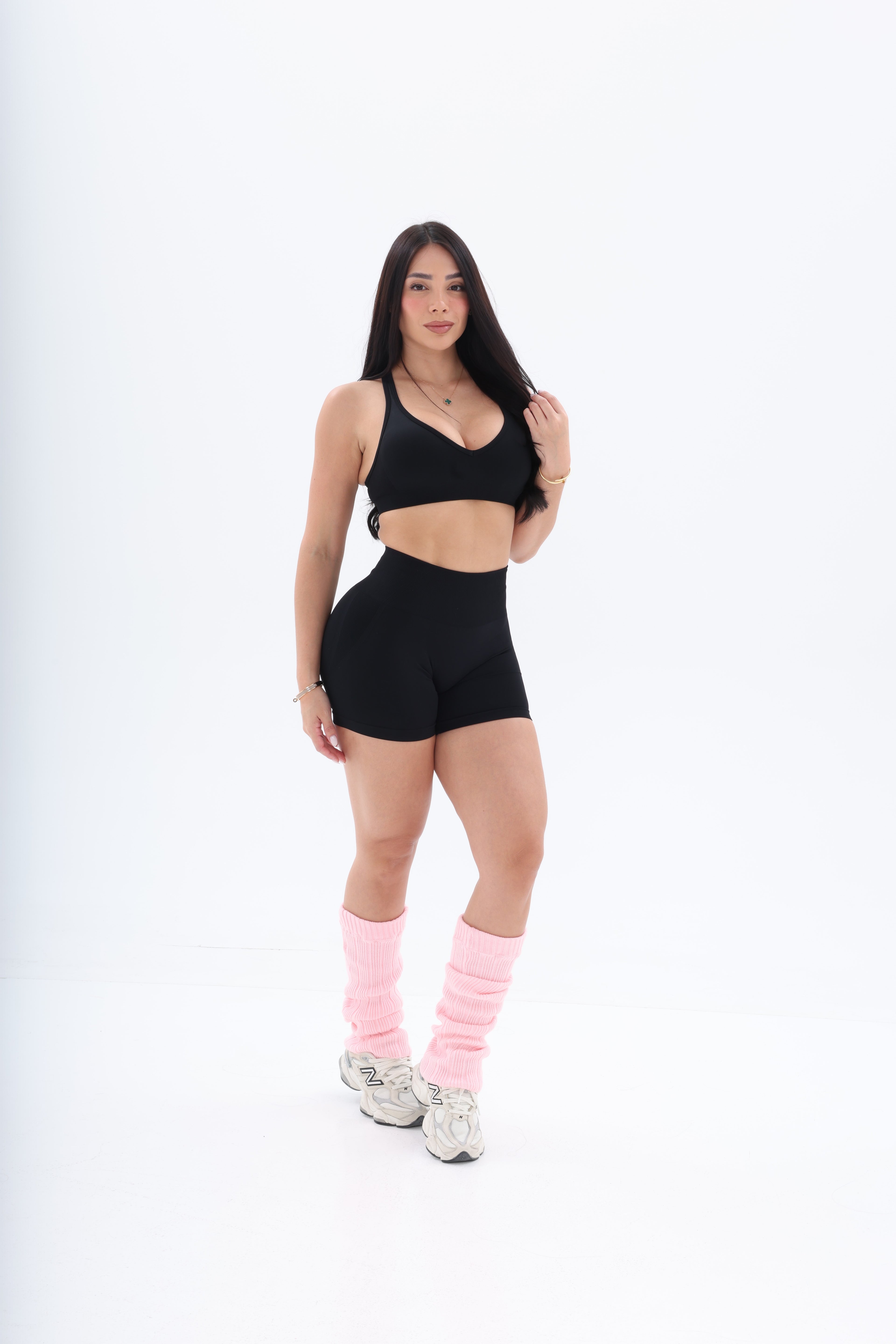 High-Performance Seamless Shorts with Booty Scrunch