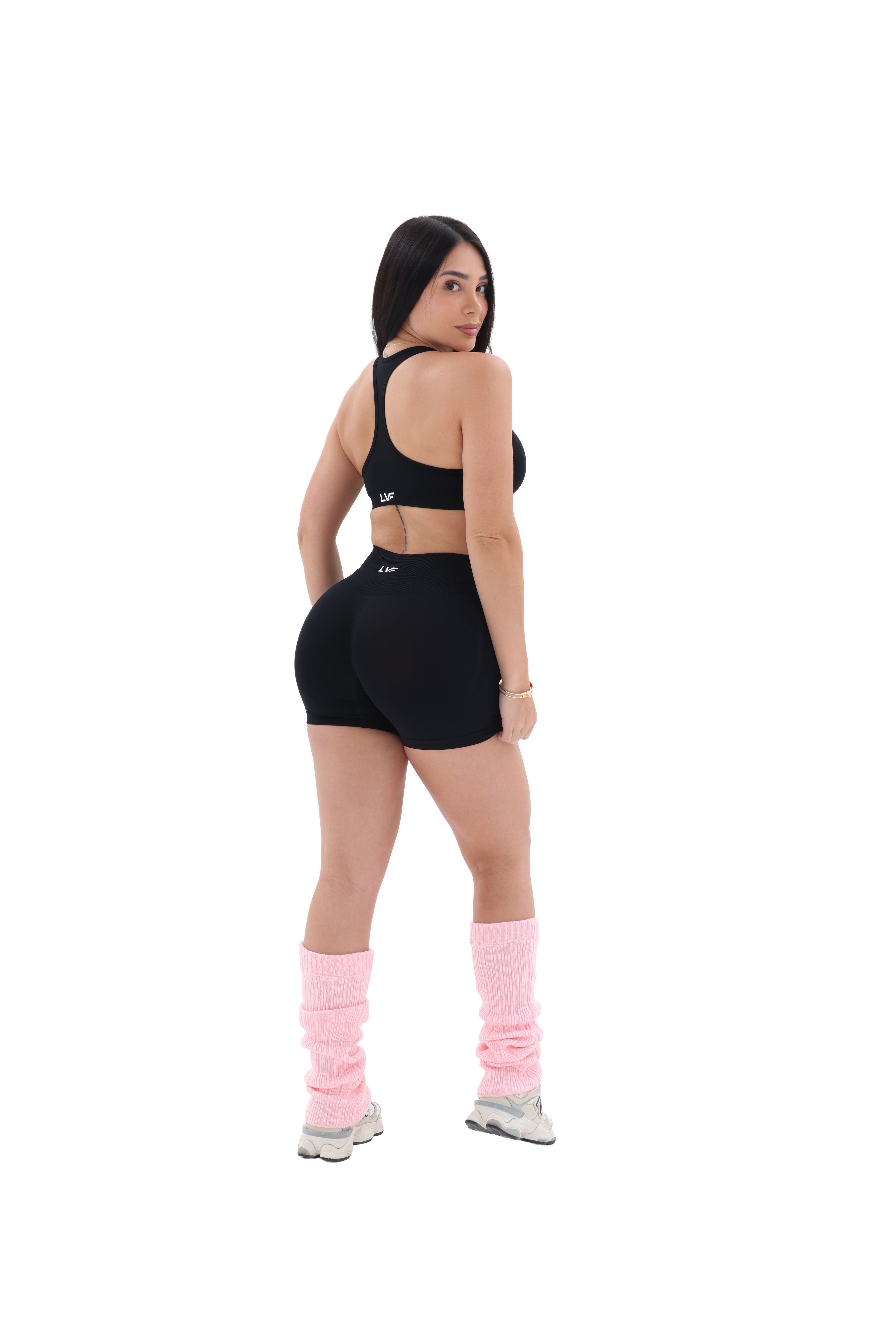 High-Performance Seamless Shorts with Booty Scrunch